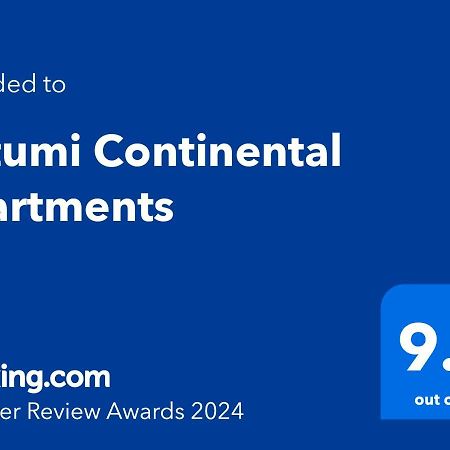 Batumi Continental Apartments Exteriör bild